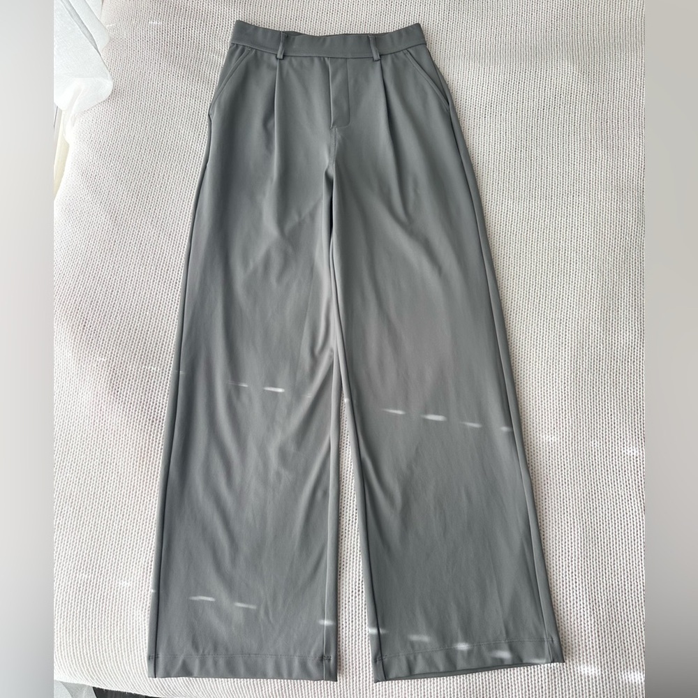 Halara Flex Wide Leg Waffle Work Pants Size XS Reg. - Picture 2 of 8